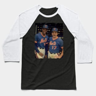 Dwight Gooden and Keith Hernandez in New York Mets Team Baseball T-Shirt